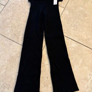 Black Ladies Sweater Pants